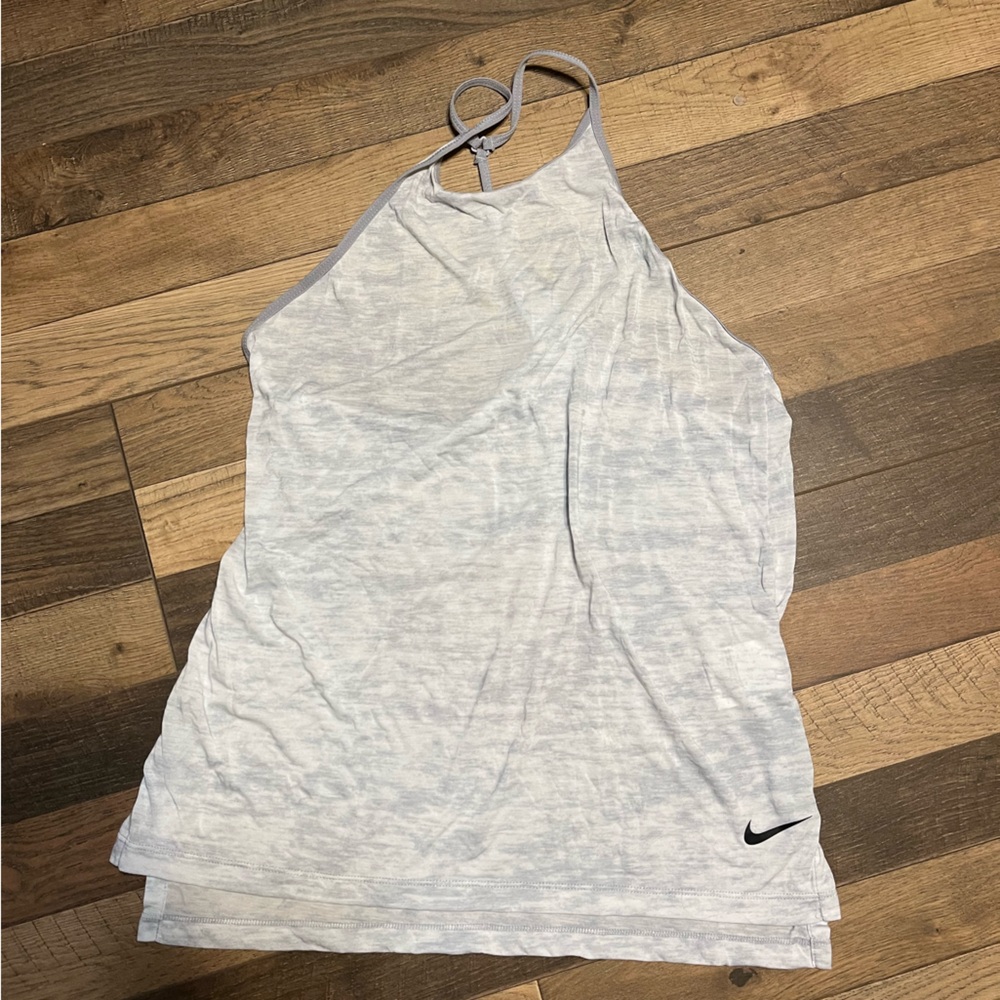 Nike Women's Light Gray Tank Top